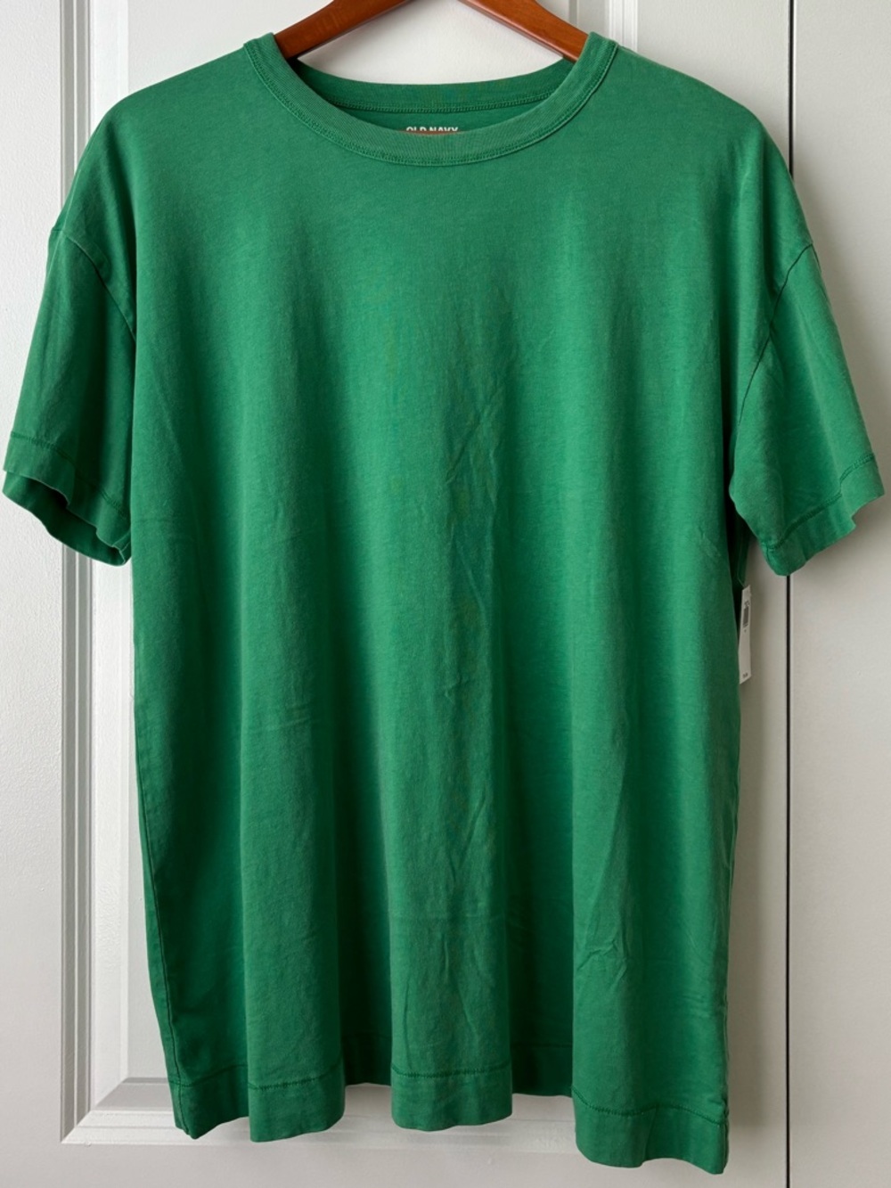 NWT Old Navy Everywear Tee Green SS Tunic T-Shirt 100% Cotton Size Medium